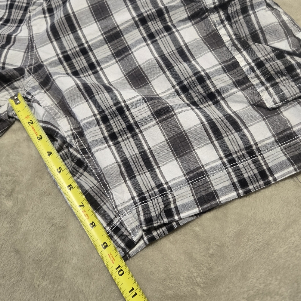 The Foundry Supply Co. Plaid Cargo Shorts Mens Size 44 Actual Fits A 42in. Waist - Picture 4 of 8